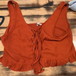 Fall colored crop top
